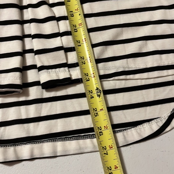 Summer & Sage cardigan, white/black stripe. Large - Picture 5 of 6